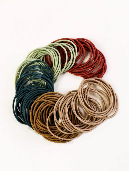 100pcs Colorful Hair Tie