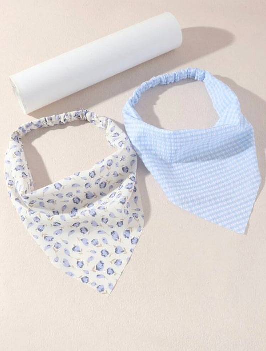 CEANA 2pcs. Kerchief Hairband
