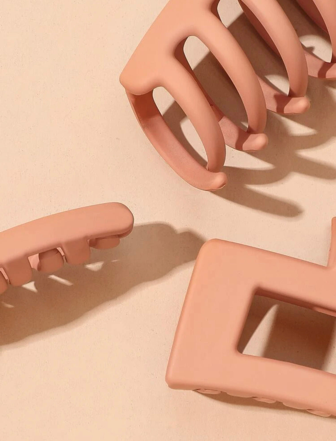 Orange Solid Hair Claw