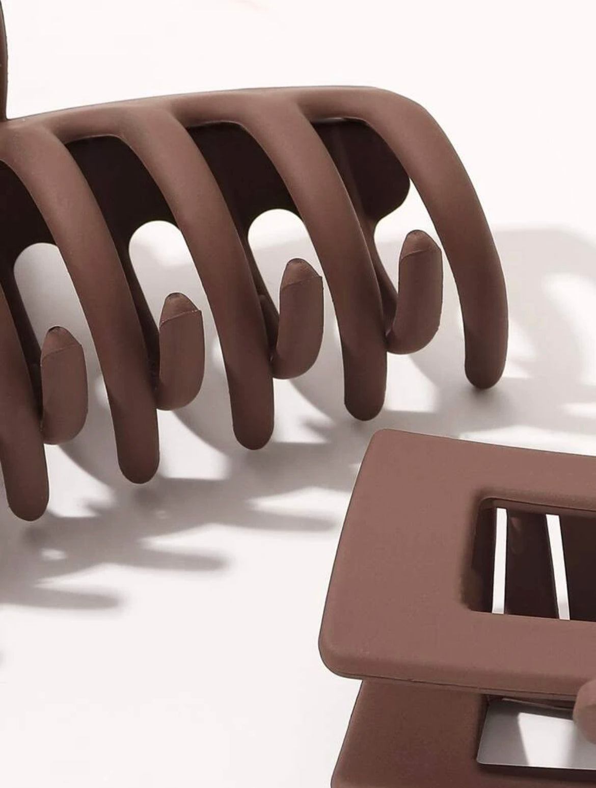 Coffee Brown Hair Claw