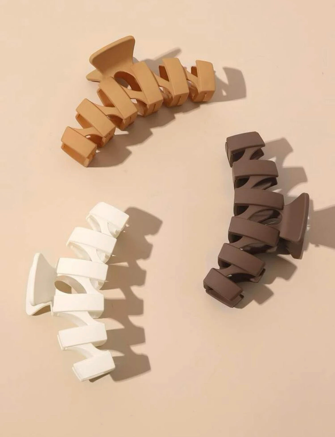 Mixed Solid Hair Claw