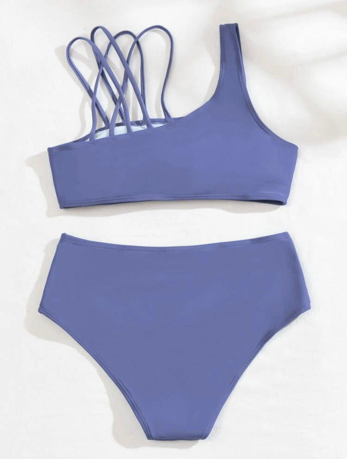 Lattice Detail Bikini Swimsuit