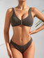 Rhinestone Detail Bikini Swimsuit