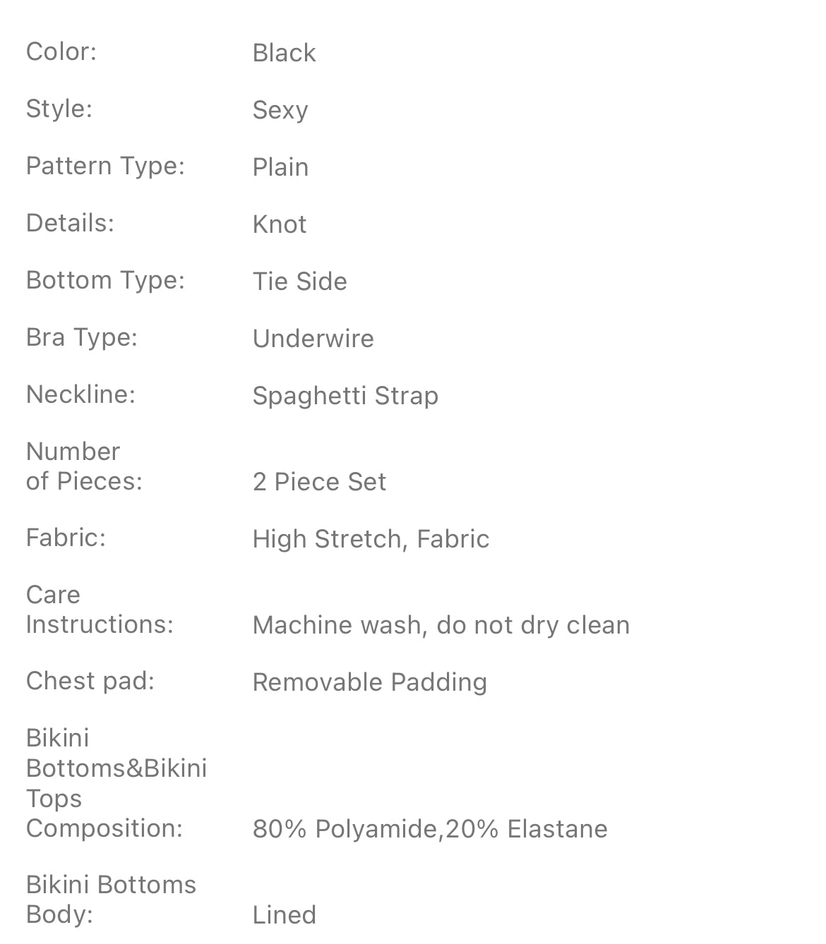 Cut Out Underwire Tie Side Bikini Swimsuit