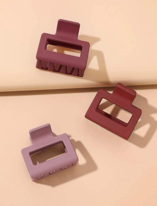 3pcs ADRIANA MINI Hair Claw