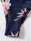 Floral Underwire High Cut Bikini Swimsuit