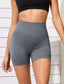 Laser Cut Wide Waistband Sports Shorts