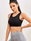 Lace Panel Peekaboo Back Sports Bra
