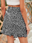 Ditsy Floral Ruffle Wrap Knotted Skirt