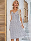 Ditsy Floral Print Tie Back Cami Dress
