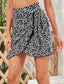 Ditsy Floral Ruffle Wrap Knotted Skirt