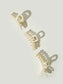 3pcs Faux Pearl Decor Hair Claw