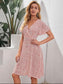 Ditsy Floral Butterfly Sleeve Dress