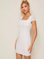 Eyelet Embroidery Sleeve Dress