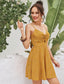 Tie Backless Twist Detail Ditsy Floral Slip Dress