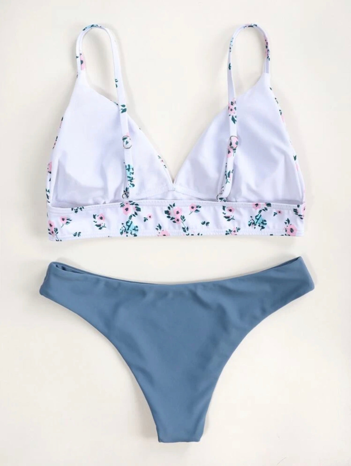 Floral Cheeky Bikini Swimsuit