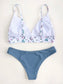 Floral Cheeky Bikini Swimsuit