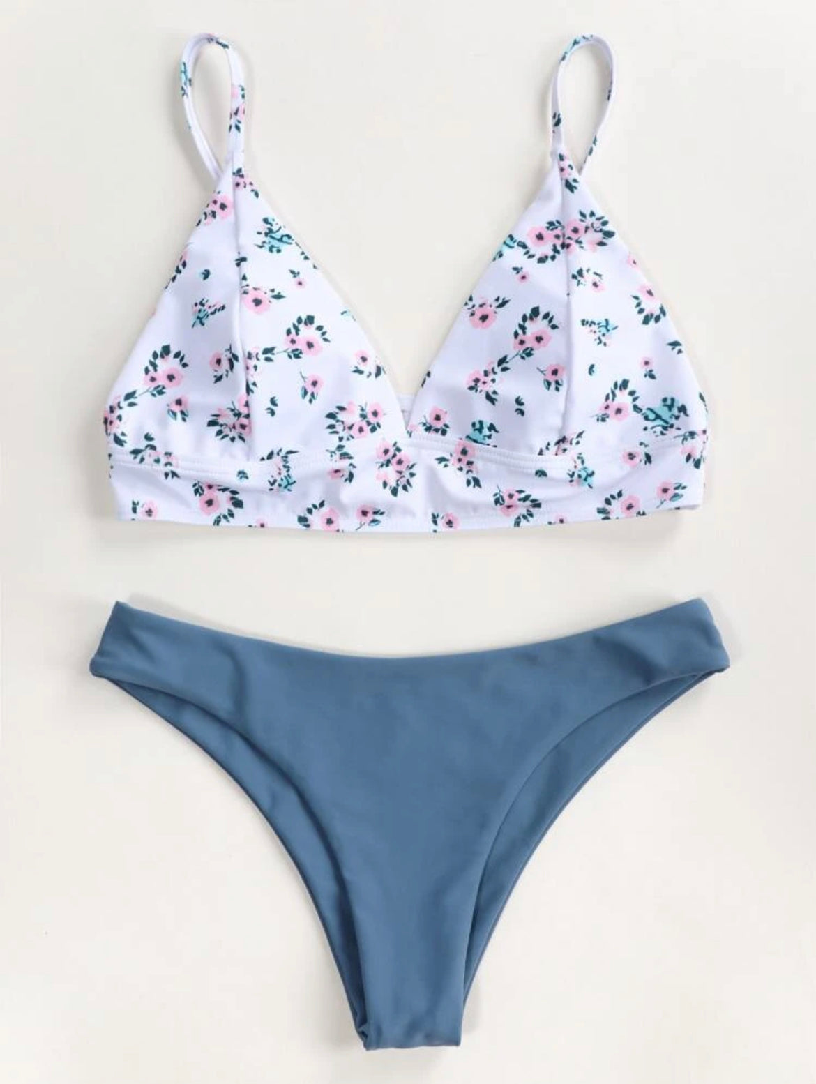 Floral Cheeky Bikini Swimsuit