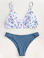 Floral Cheeky Bikini Swimsuit