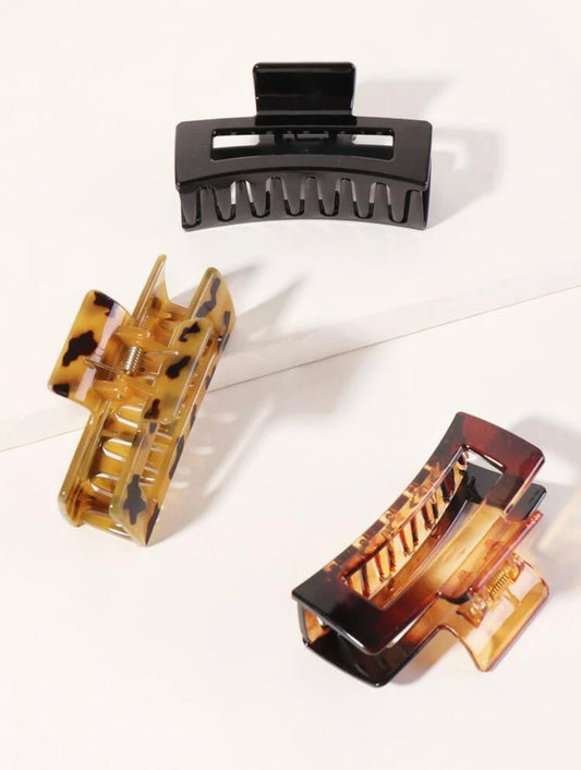 3pcs Leopard Hair Claw