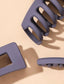 Purple Solid Hair Claw