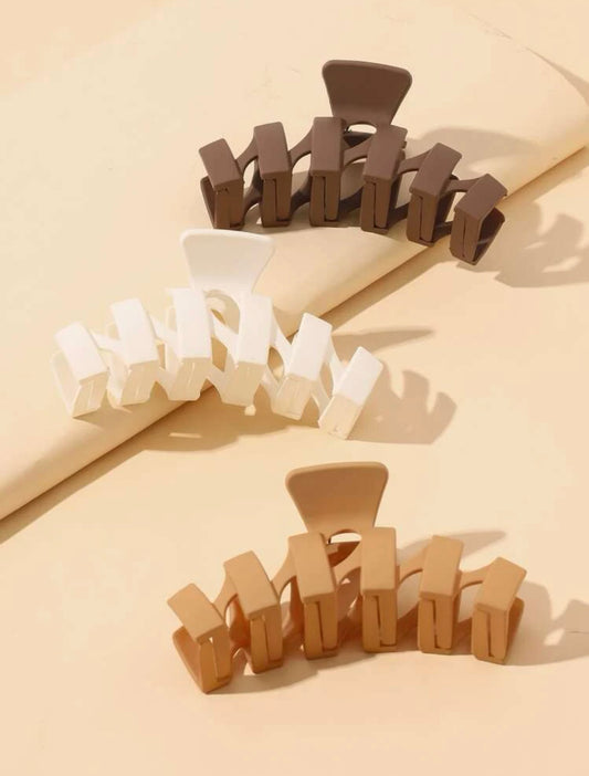 Mixed Solid Hair Claw