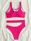Cut Out High Waist Bikini Swimsuit