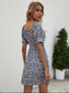 Ditsy Floral Knot Milkmaid Dress