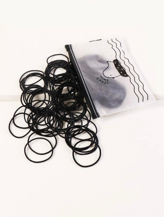 100pcs Simple Hair Tie