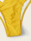 Bandeau Cut-out High Cut Bikini Swimsuit