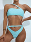 Cut-out Buckle Decor Bikini Swimsuit