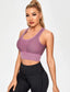 Cut Out Crop Sports Bra