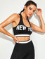 Letter Graphic Sports Bra & Sports Leggings