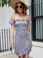 Ditsy Floral Bardot Dress