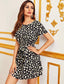 Daisy Floral Print Belted Dress