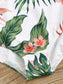 Random Tropical Crisscross High Waisted Bikini Swimsuit