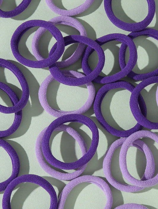 50pcs Girls Simple Hair Tie