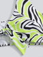Zebra Stripe Knot High Leg Bikini Swimsuit