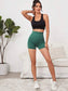 Wide Waistband Sports Shorts