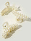3pcs Faux Pearl Decor Hair Claw