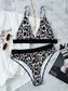 Allover Graphic High Waisted Bikini Swimsuit