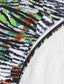 Allover Graphic Bandeau Bikini Swimsuit