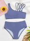 Lattice Detail Bikini Swimsuit