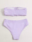 Cut-out Bandeau Bikini Swimsuit