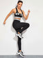 Letter Graphic Sports Bra & Sports Leggings