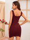Scallop Edge Bodycon Dress