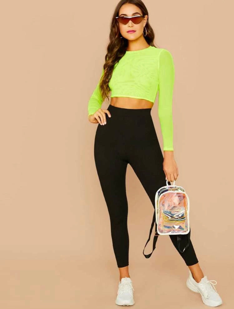 Rib-knit Skinny Leggings