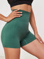 Wide Waistband Sports Shorts