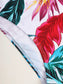 Floral & Tropical Crisscross Bikini Swimsuit