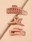 Orange Solid Hair Claw